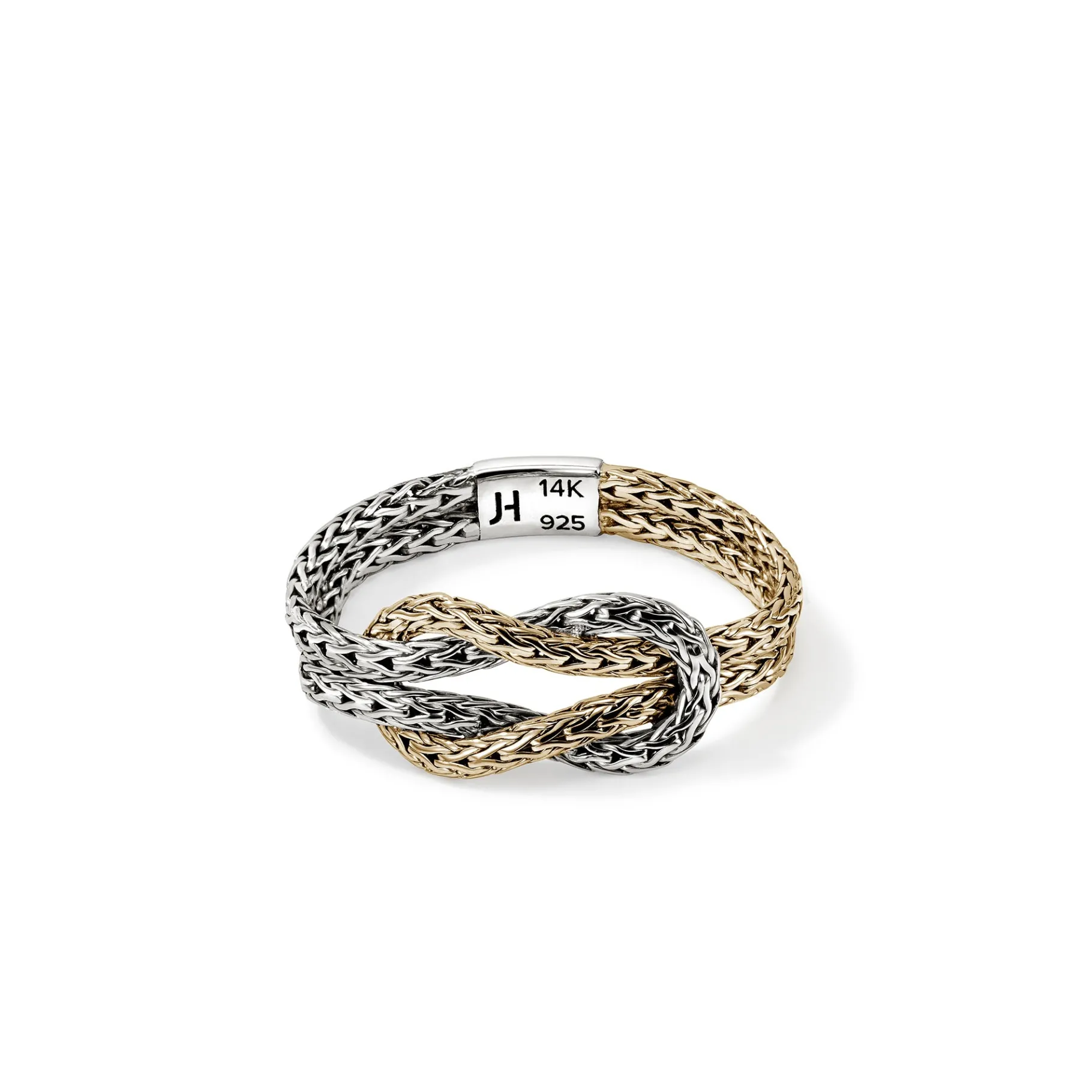 Women John Hardy Love Knot Ring, Gold, Sterling Silver, 3.6MM