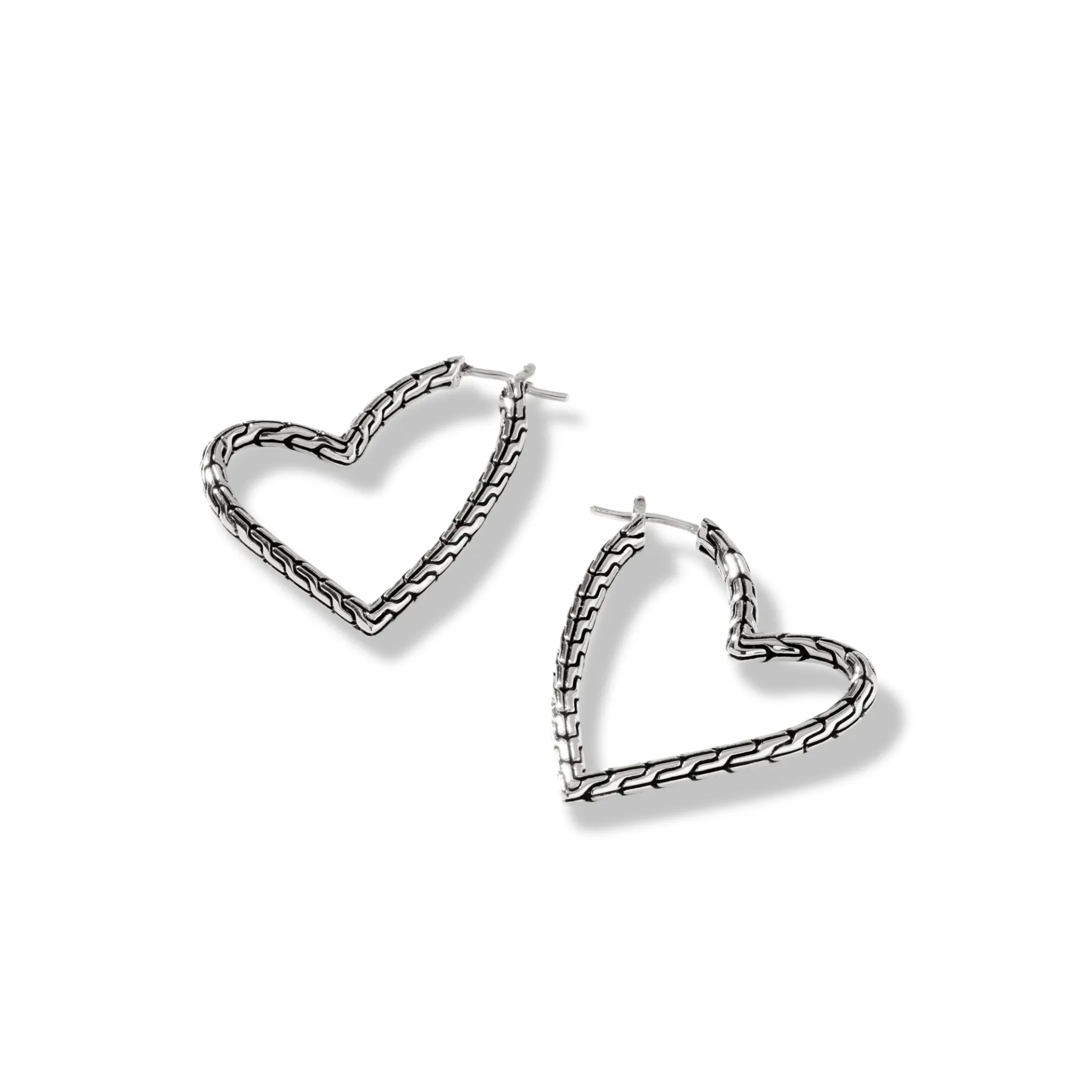 Women John Hardy Manah Hoop Earrings, Sterling Silver