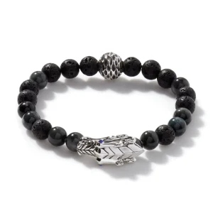 John Hardy Naga Beaded Bracelet, Sterling Silver
