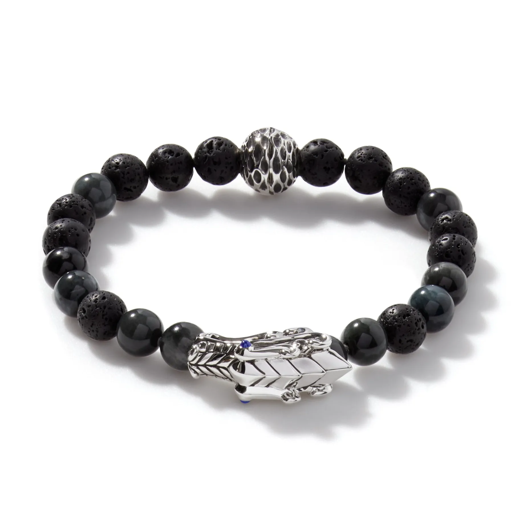 John Hardy Naga Beaded Bracelet, Sterling Silver