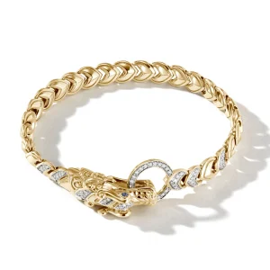 Women John Hardy Naga Bracelet, Gold, Diamonds