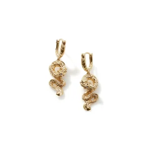 Women John Hardy Naga Drop Earrings, Gold