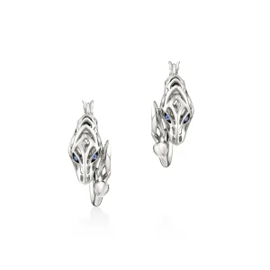 Women John Hardy Naga Hoop Earrings, Sterling Silver