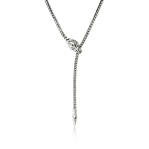 Women John Hardy Naga Lariat, Sterling Silver, 2.5MM