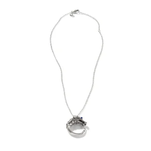 Women John Hardy Naga Necklace, Sterling Silver, Pavé