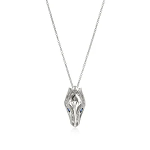 Women John Hardy Naga Pendant Necklace, Silver, Diamonds