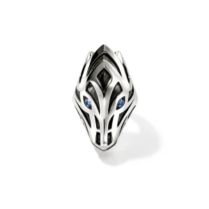John Hardy Naga Ring, Sterling Silver, Blue Sapphire