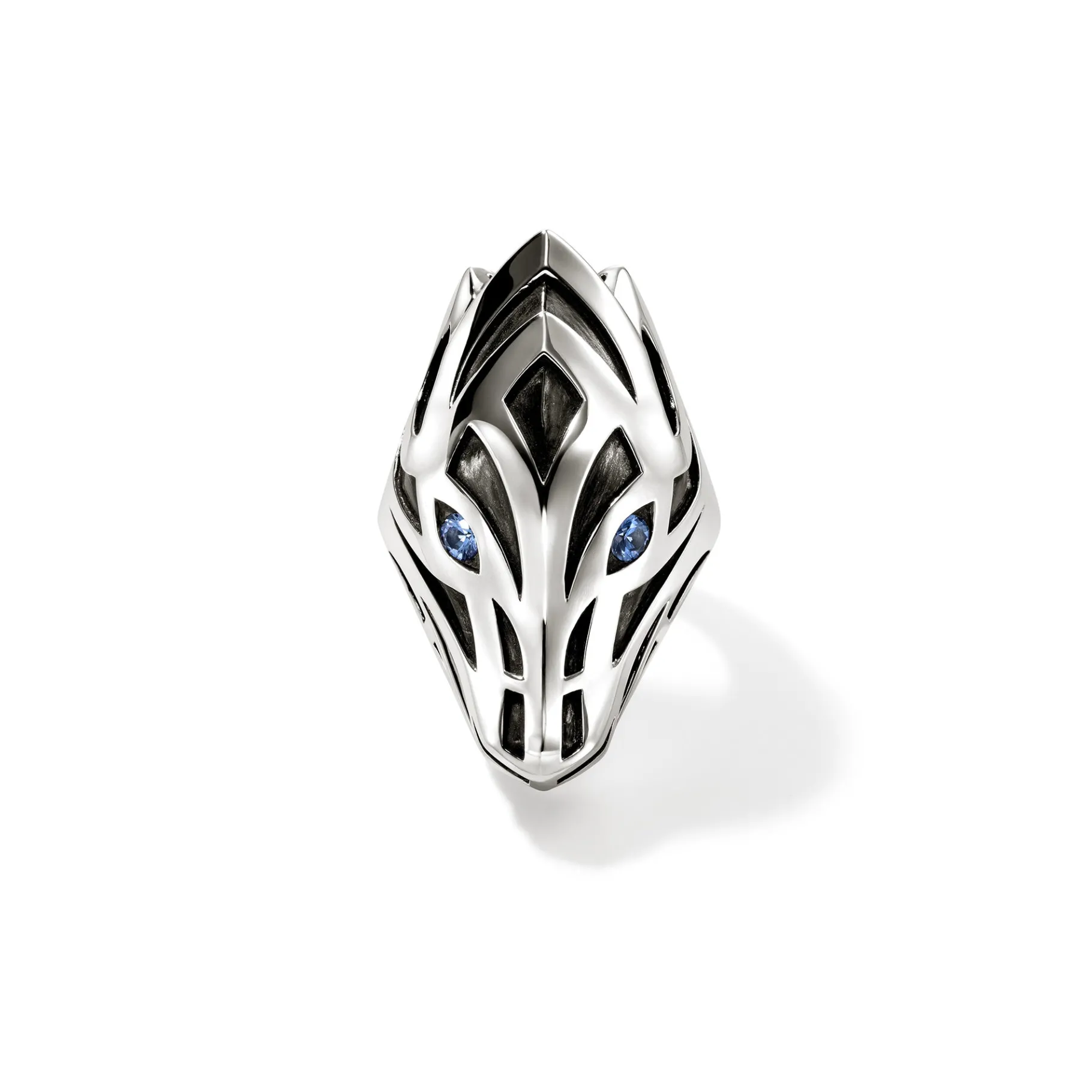 John Hardy Naga Ring, Sterling Silver, Blue Sapphire