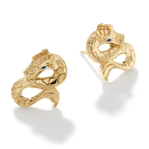 Women John Hardy Naga Stud Earrings, Gold