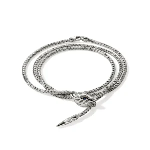 Women John Hardy Naga Wrap, Sterling Silver, 2.5MM