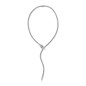 Women John Hardy Naga Y Necklace, Sterling Silver, 4.4MM