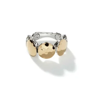 Women John Hardy Palu Dot Band Ring, Gold, Sterling Silver