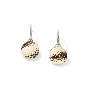 Women John Hardy Palu Dot Drop Earrings, Gold, Sterling Silver