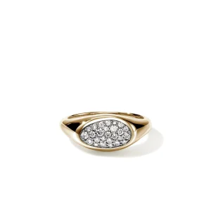Women John Hardy Pebble Ring, Gold, Diamonds