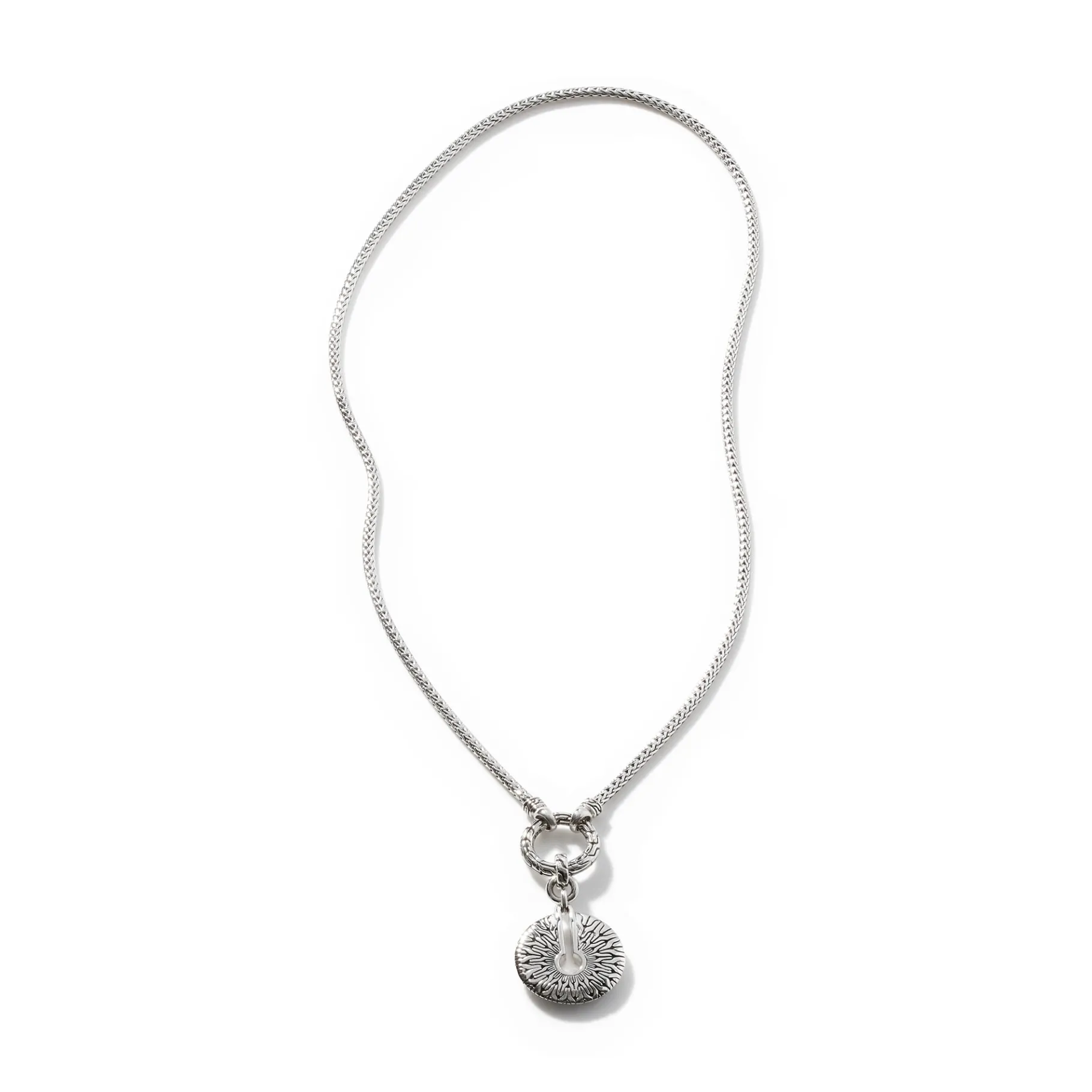 Women John Hardy Pendant Keyring Necklace, Sterling Silver
