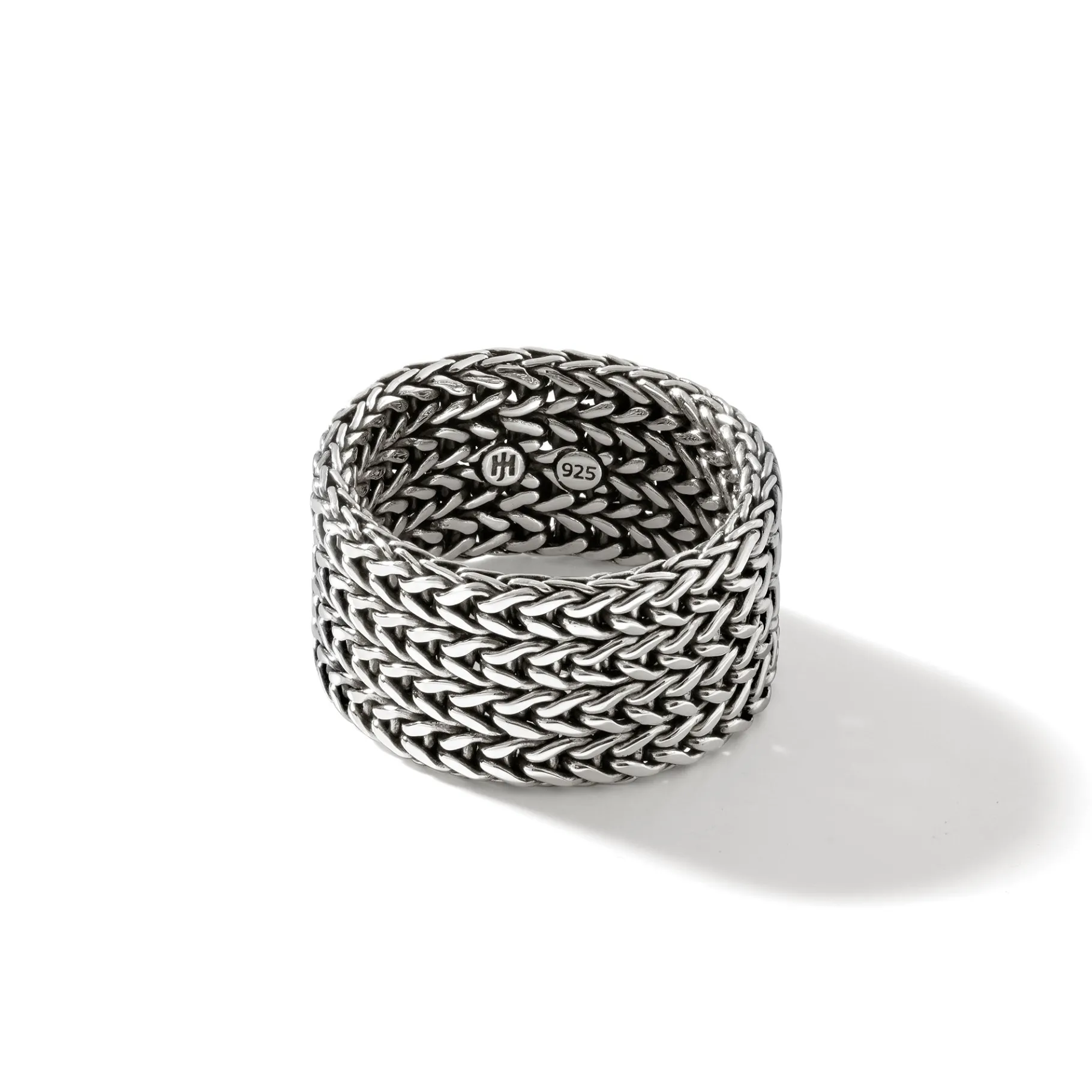 Women John Hardy Rata Chain Band Ring, Sterling Silver, Wide