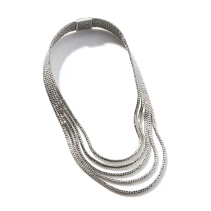 Women John Hardy Rata Chain Multi Row Necklace, Silver