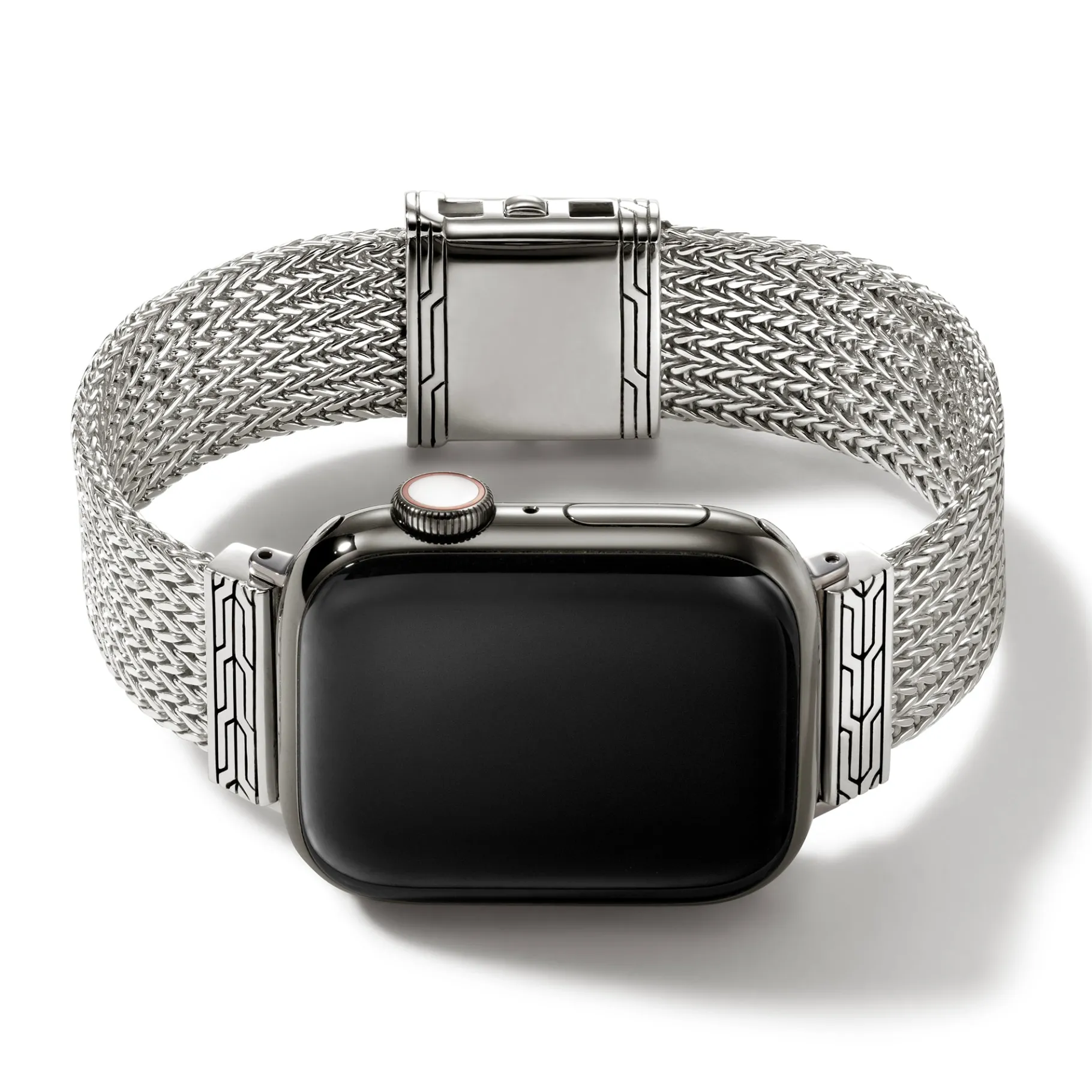 Women John Hardy Smart Watch Strap, Sterling Silver, 18MM