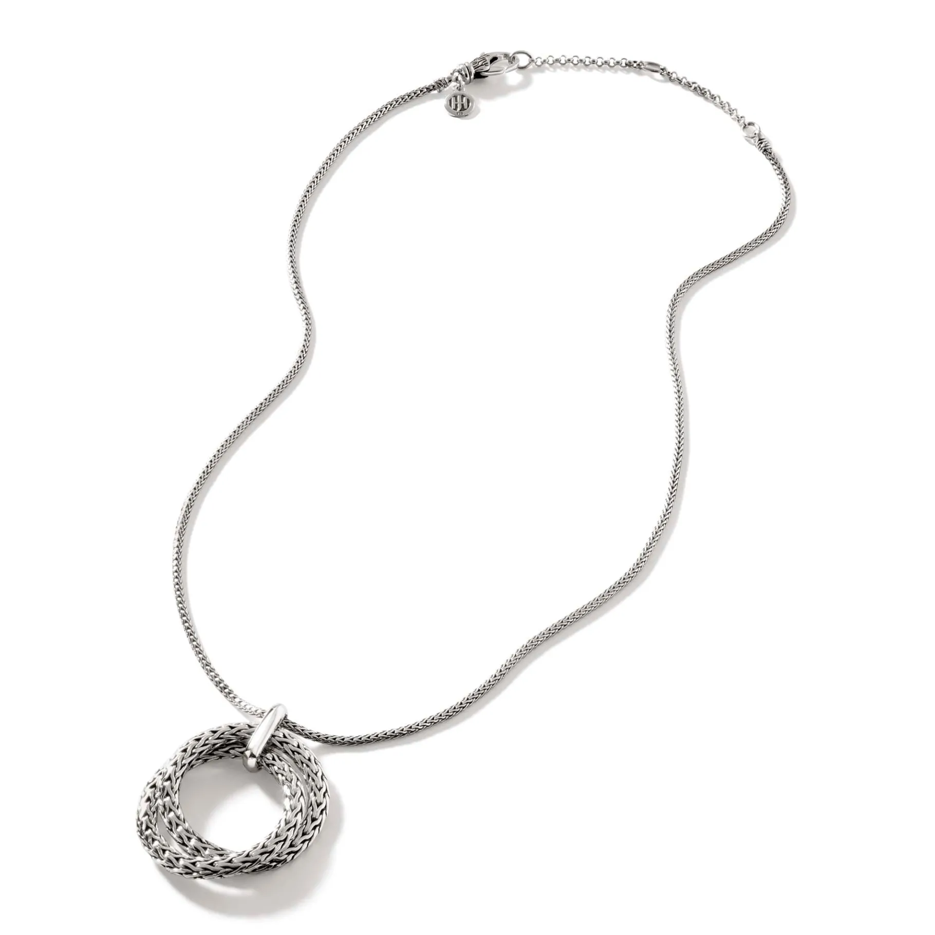 Women John Hardy Soft Chain Pendant Necklace, Silver, 1.8MM