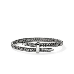 John Hardy Spear Flex Cuff, Dark Silver