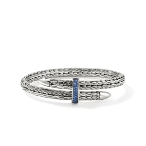 Women John Hardy Spear Flex Cuff, Sterling Silver, Gemstones