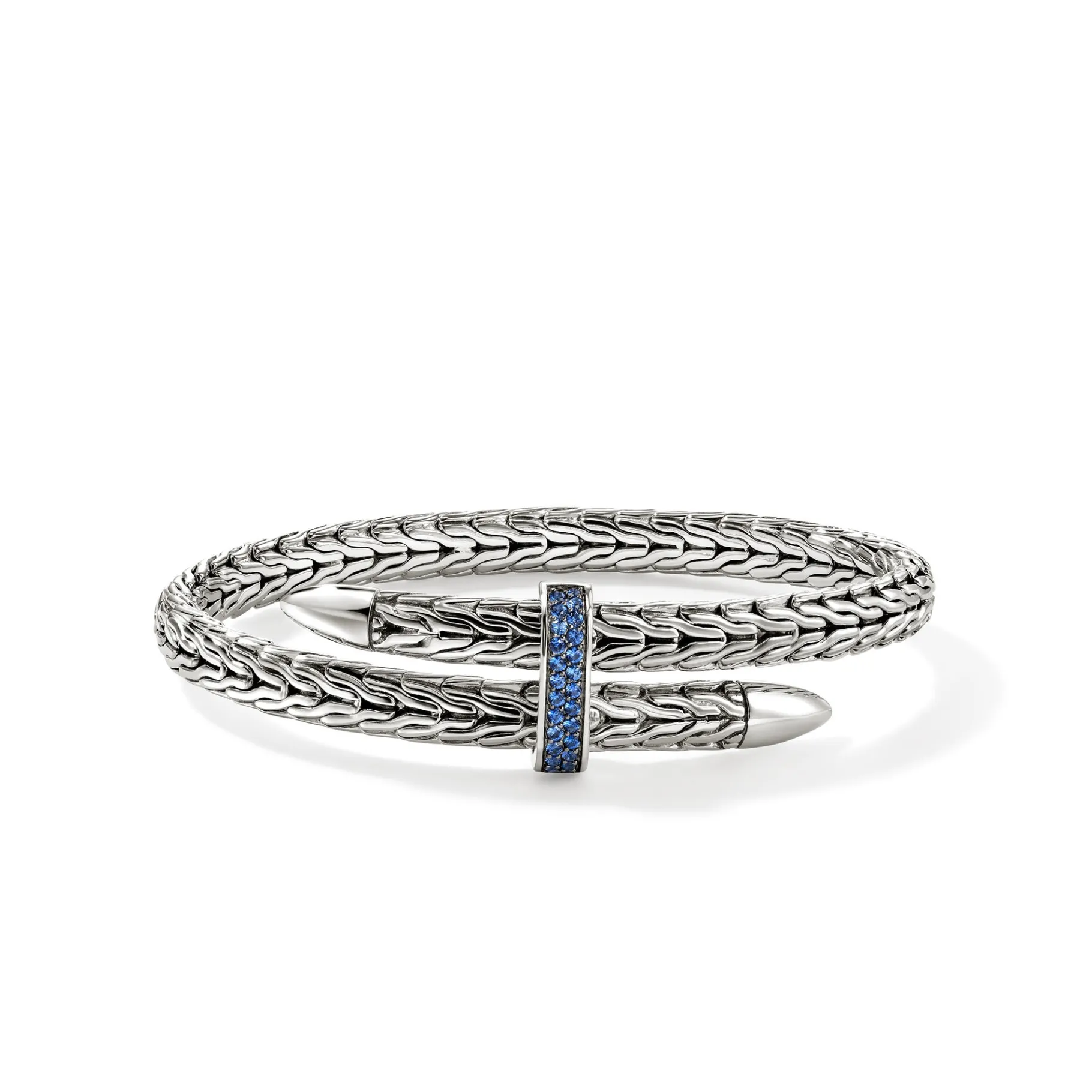 Women John Hardy Spear Flex Cuff, Sterling Silver, Gemstones