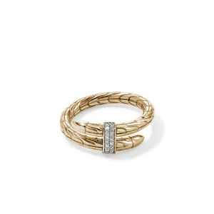 Women John Hardy Spear Ring, Gold, Diamonds
