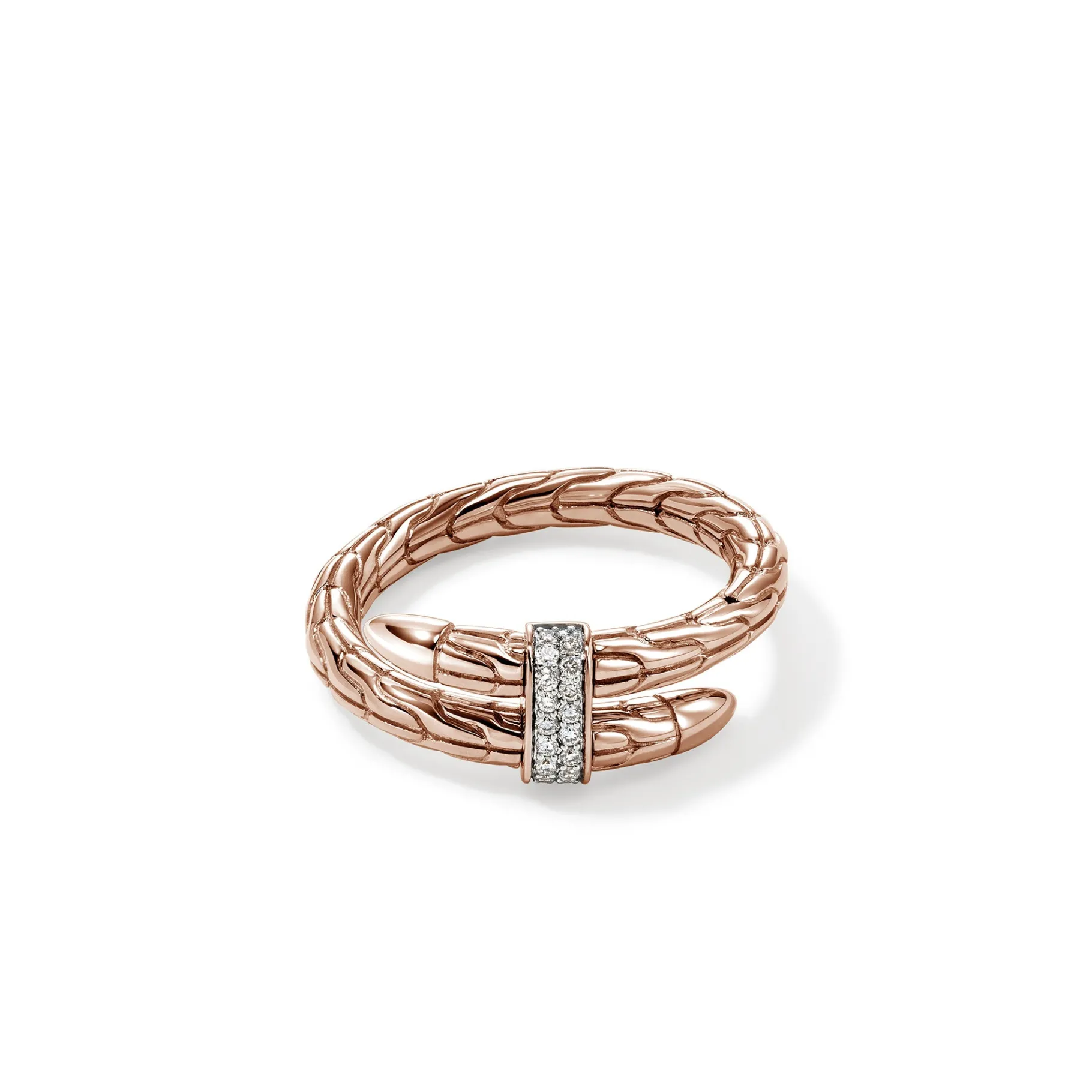 Women John Hardy Spear Ring, Rose Gold, Diamonds