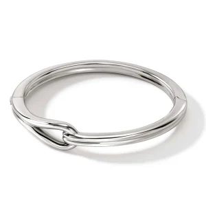 Women John Hardy Surf Hinged Bangle, Sterling Silver