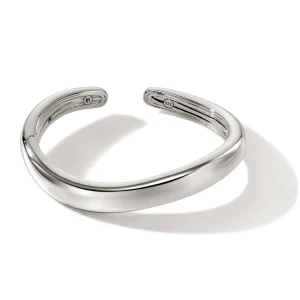 Women John Hardy Surf Hinged Cuff, Sterling Silver, Slim