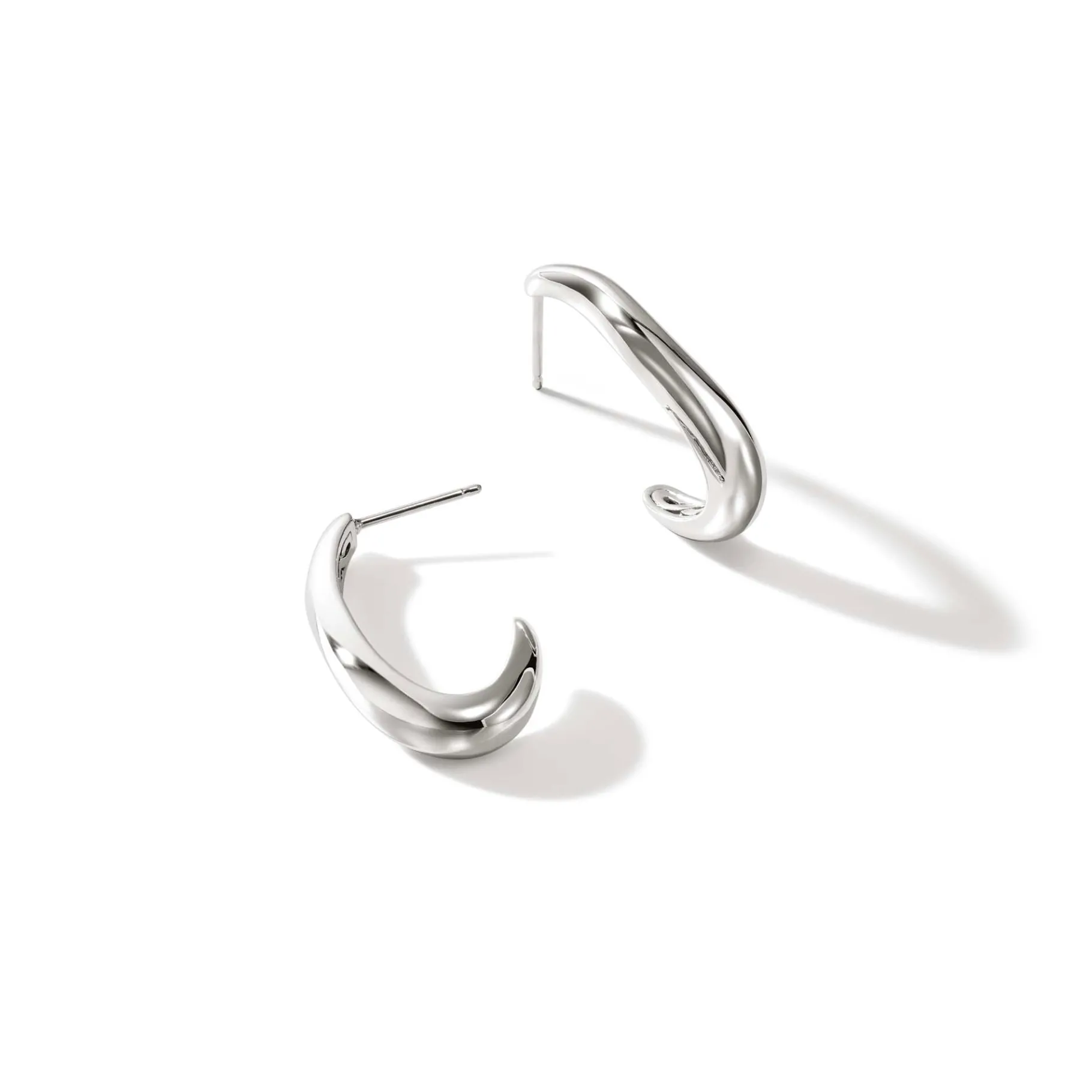 Women John Hardy Surf J Hoop Earrings, Sterling Silver