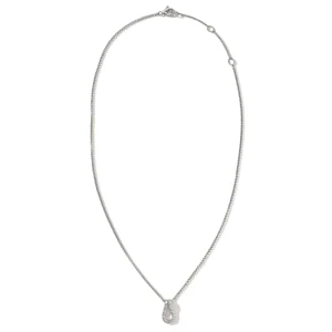 Women John Hardy Surf Pendant Necklace, Silver, Diamonds