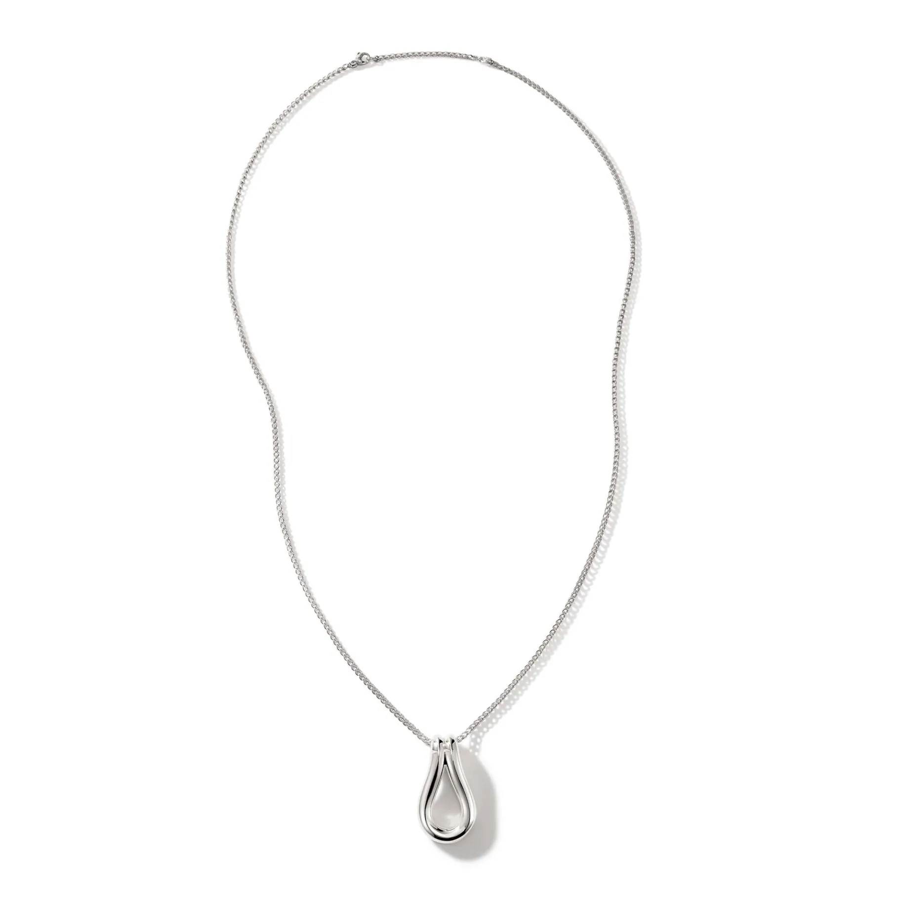 Women John Hardy Surf Pendant Necklace, Sterling Silver, Long