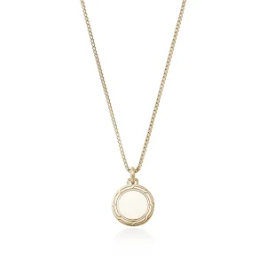 John Hardy Tag Necklace, Gold