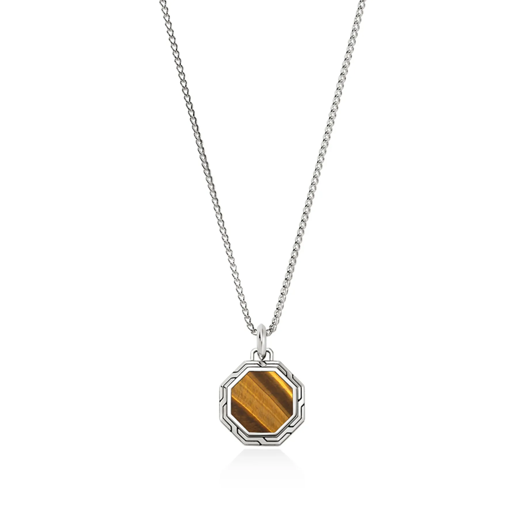 John Hardy Tag Necklace, Silver