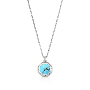 John Hardy Tag Necklace, Silver