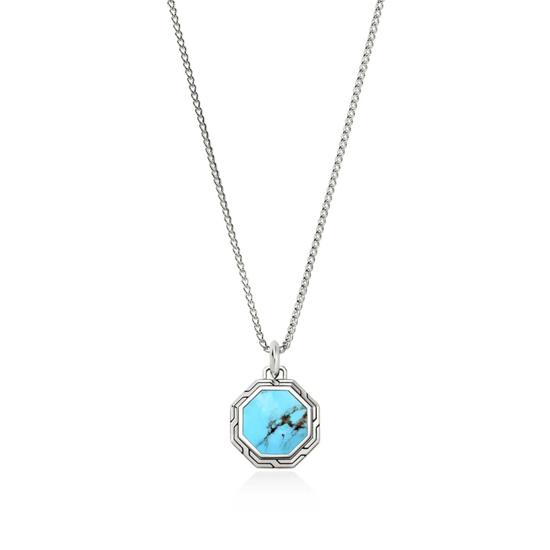 John Hardy Tag Necklace, Silver