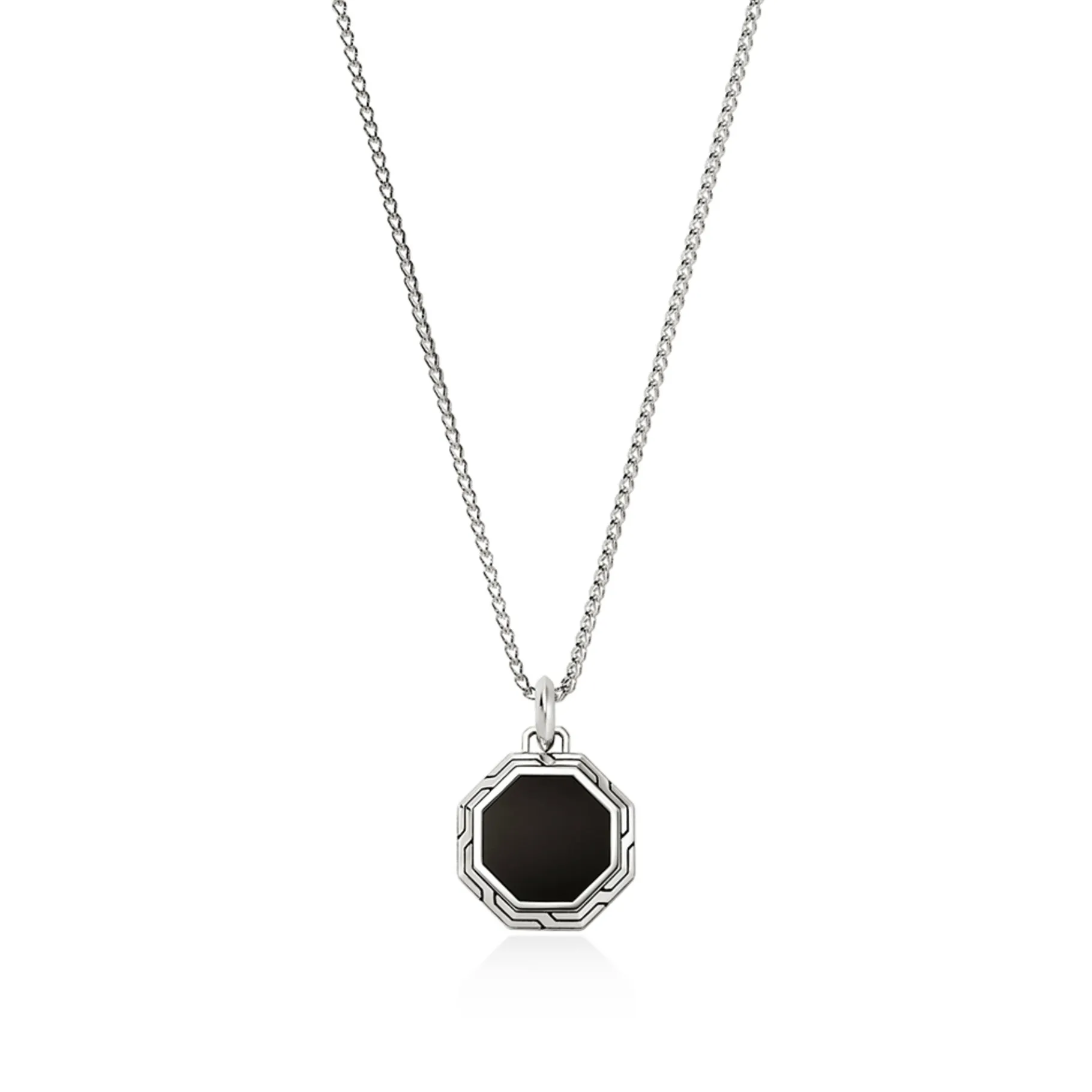 John Hardy Tag Necklace, Silver