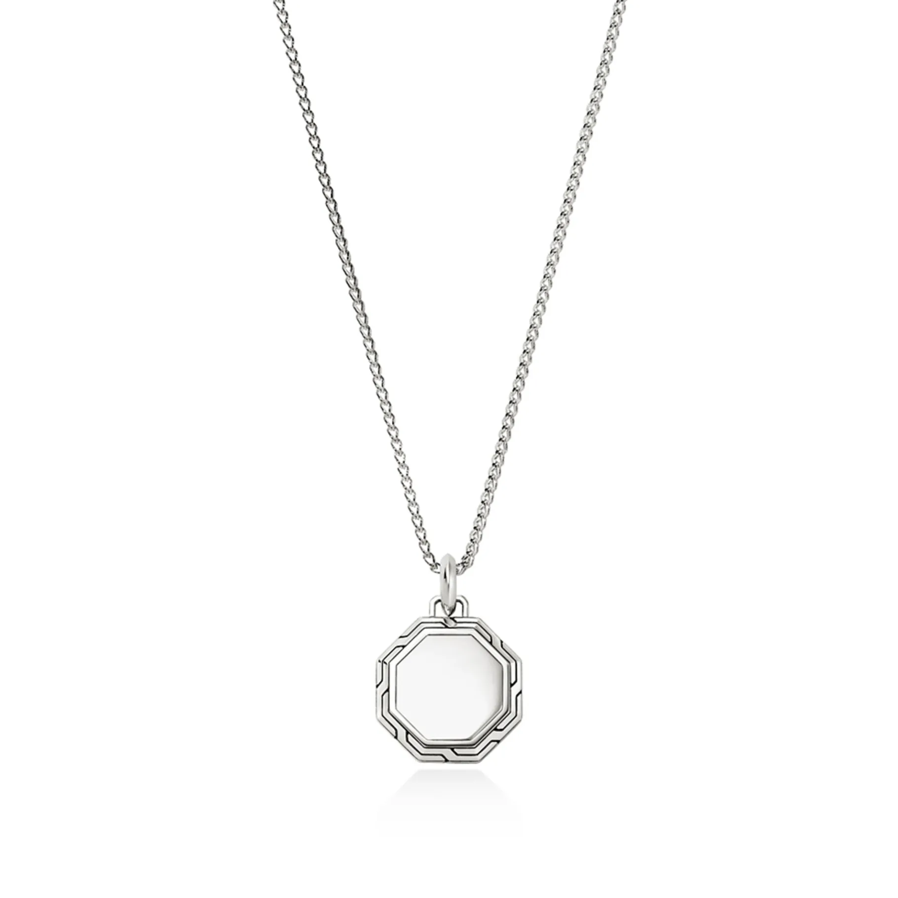 John Hardy Tag Necklace, Sterling Silver
