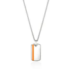 John Hardy Tag Necklace, Sterling Silver, Enamel