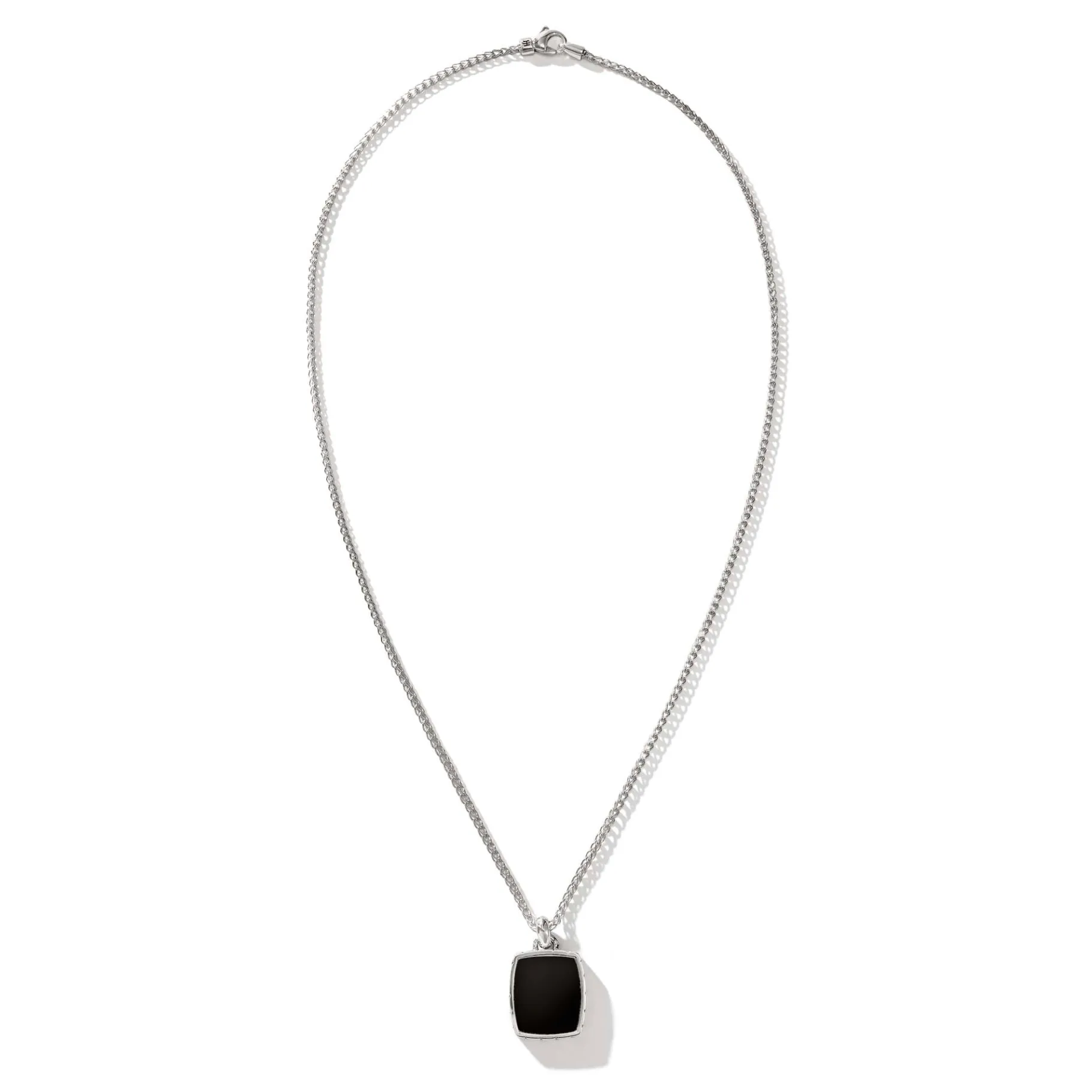 John Hardy Tag Pendant Necklace, Sterling Silver